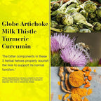 NEW NORDIC Active Liver Gummies, Milk Thistle, Artichoke & Turmeric Supplement, Natural Peach Mango Flavor, Sugar Free & Vegan, 60 Count (Pack of 1)