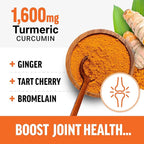 Better Turmeric 3-Pack Joint Support Supplement Featuring HydroCurc Turmeric, Clinical Strength Joint Support, Force Factor, 360 Tablets, White Packaging