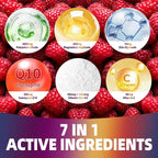 Potassium Citrate Gummies 2000mg, High Potency Electrolyte Gummies, Potassium Supplement with Magnesium glycinate, Zinc, Vitamin C D3 K2, for Electrolyte Balance, Leg Cramps, Muscle Support, 60 Chews