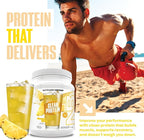 NutraBio Clear Protein Powder, Pineapple Splash - 20 Servings, 20g Clear Whey Protein Isolate, 0 Sugar, 0g Lactose, Refreshing Fruit Flavors, GLP1 Support - Bone Health - Muscle Post Workout Recovery
