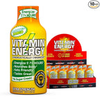 Vitamin Energy Immune+ Extra Strength Energy Shot Mango 10 Pack, 260mg Natural Caffeine, B-Vitamins, Citicoline, Green Tea, Immunity & Focus Support, Zero Sugar, Gluten-Free 1.93 fl oz