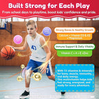 Kids Multivitamin Gummies + Iron, Omega 3, Probiotic, Fiber, Vitamins A C D3 E, K2, Methylfolate, Calcium, Choline, Kids Vitamins Multivitamin for Growth, Immune, Bone, Brain, Focus, No Sugar, 60 Cts