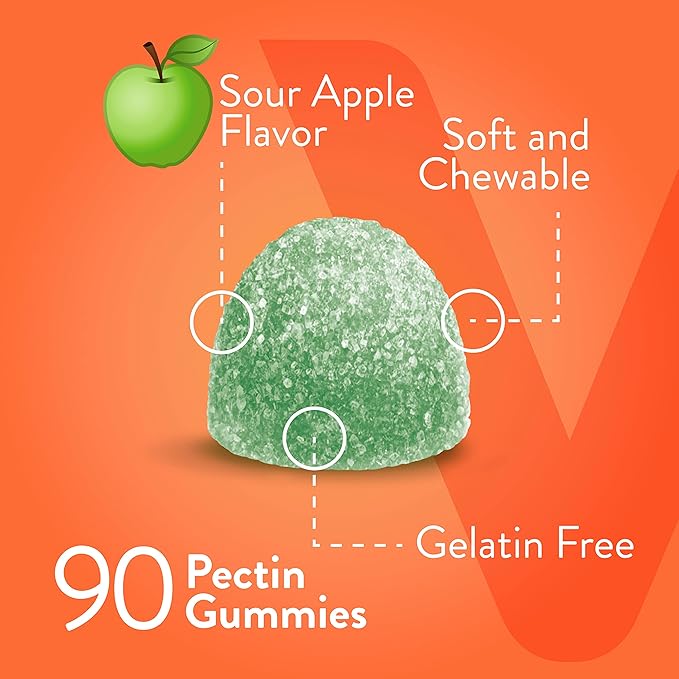 Viteey Chewable Vitamin C Gummies for Adults - 1050mg Maximum Strength Immune Support Supplement - Vegan, Gluten Free - 90 Count