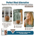 WonderSlim Meal Replacement Shake, Mocha Cream, 15g Protein, 24 Vitamins & Minerals, Gluten Free (7ct)
