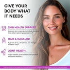 Multi Collagen Peptides - Hydrolyzed Types I, II, III, V & X - Collagen Supplement for Women 1300mg - w/ Hyaluronic Acid, Vitamins C & E - Skin, Hair, Nails & Joint Support - Made in USA, 120 Capsules