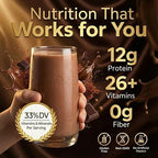 HMR 120 Shake Meal Replacement Powder | Chocolate Shake Mix to Support Healthy Weight Loss | 12g of Protein | Nutritional Drink | Low Calorie Food | 2 Pack (choc/choc), 12 Servings Each