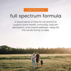 NutraChamps Vitamin D3 K2 Drops, Liquid Vitamin D3 5000 IU & K2 D3 with MK7, Vitamin D Drops for Kids, Bones, Heart & Immune Health, Liquid Vitamin D in MCT Oil for Better Absorption