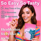 Dr. Lu Happy Girl Feminine Balance Gummies | Pineapple Gummies for Women pH Balance with Probiotics & Immune Support | Delicious & Naturally Flavored, Sugar-Free, Vegan - 60 Count