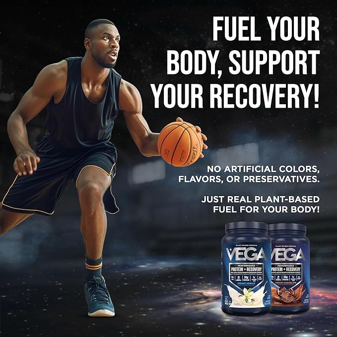 Vega Sport Premium Protein Powder + Recovery Bundle - Vanilla (20 servings) and Chocolate (19 servings) 30g Plant Based Protein, 5g BCAAs, Low Carb, Keto, Pea Protein for Women and Men