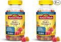 Nature Made Mens Multivitamin Gummies with Omega-3,Mens Gummy Multivitamins for Daily Nutritional Support,150 Gummy Vitamins and Minerals,75 Day Supply,(Pack of 2)