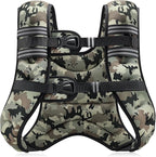 ZELUS Weighted Vest, 6lb/8lb/12lb/16lb/20lb/25lb/30lb Weight Vest with Reflective Stripe for Workout, Strength Training, Running, Fitness, Muscle Building, Weight Loss, Weightlifting