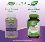 Nature’s Way Quercetin Gummies with Zinc, Immune Defense*, Powerful Antioxidant*, Lemon Flavored, 60 Gummies