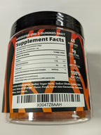 Creatine Monohydrate Gummies for Men & Women - 5g of Creatine Monohydrate per Serving - Sugar Free,Vegan, Orange Flavor, 135 Count (45 Servings).