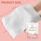 30 Count Flushable Feminine Wipes pH-Balanced & Unscented for Sensitive Skin | Individually Wrapped, Septic-Safe, Aloe-Infused | Travel & Home Use