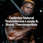MuscleTech Thermogenic Testosterone Booster for Men, AlphaTest Thermo - T-Boost Mens Supplement with Tribulus Terrestris - Male Gym Workout Supplements for Muscle Growth, Stamina & Energy - 90 Pills