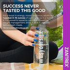Zantrex SkinnyStix Energy Powder – Lose Weight, GLP-1, Appetite Suppressant, Boost Mood – 10 Calories – Yerba Mate, Coffee Bean – 30 Stix, Berry