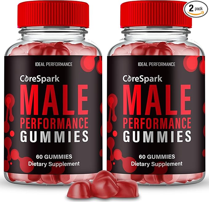 Core Spark Gummies, Official Core Spark Gummies for Men - Maximum Strength Performance, All Natural Support Overall Health & Wellness, CoreSpark Advanced Support Gummy Reviews (2 Pack)