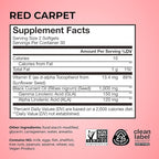 HUM Red Carpet Skin & Hair Vitamins for Women with Omega 3 Fatty Acids, Vitamin E, and Black Currant Seed Oil, Supplement for Skin Health & Healthy Hair Follicles Support, 60 Count