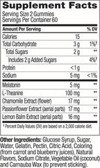 OLLY Extra Strength Sleep Gummy, 5 mg Melatonin, L-Theanine, Chamomile, Lemon Balm Extracts, Sleep Aid, BlackBerry Flavor - 120 Count