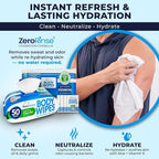 Dura Cleanse Body Wipes for Adults Bathing - (2 Pack) 100 XL No Rinse Bath Wipes + 8 Travel Shower Sheets - 10 x 11.5" Extra Thick Disposable Washcloths for Elderly Incontinence & Camping Essentials