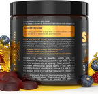 Peak Revival Shilajit Gummies with Manuka Honey - Promotes Optimal Recovery, Increases Energy & Endurance, Mixed Berry Flavor, 100mg per Serving, 60 Count (30 Servings)