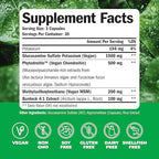 Vegan Glucosamine Chondroitin MSM Joint Support Supplement & Complete Multivitamin for Women