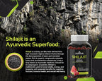 Shilajit Gummies – Pure Himalayan Shilajit Supplement with Fulvic Acid – 1000mg Natural Shilajit Pure Energy Support – Sugar-Free Raspberry Watermelon Flavor – Vegan, Non-GMO, Gluten-Free – 60 Count