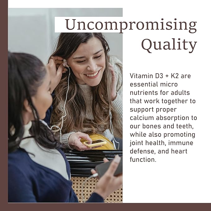 Real Good Essentials Vitamin D3 K2 10000 IU, 200 Virgin Coconut Oil Softgels, 2 in 1 Vitamins Supplement D & K (Include MK7), Easy to Swallow, Supports Calcium Absorption, Bone Health (1pc)