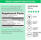 NatureWise 5-HTP 200mg Supplement from Griffonia Seeds with Cofactor Vitamin B6 - Mood Support and Natural Sleep Aid for Adults - Delayed-Release,Vegan - [2-Month Supply],60 Count (Pack of 2)