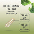 DIM & Indole 3 Carbinol for Hormone Balance for Women & Men | I3C Complex | Estrogen Balance, Menopause Supplements for Womens Health, Antioxidants | Vegan, Non-GMO, Gluten-Free | SMNutrition |60 Ct.