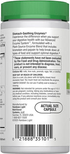 Rainbow Light Advanced Enzyme System Capsules, 90 Count