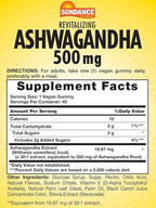 Sundance Ashwagandha Gummies | 40 Vegan Gummies | Vegan, Non-GMO, and Gluten Free Supplement
