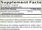 Bronson Rhodiola Rosea Vegetarian Capsules - Adaptogenic Herb - Brain, Stress & Mood Support - Non-GMO, 250 Count
