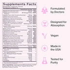 Ladywell Prenatal Multivitamin | Conception, Pregnancy & Postpartum | Key Ingredients Including DHA, Folate & Iron | Expertly-Formulated & Tested | Designed for Absorption with Nausea Support, 2-Pack