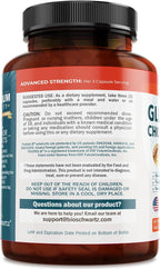 Glucosamine Chondroitin MSM Joint Support Supplement - Collagen Peptides, Turmeric and Ginger, Hyaluronic Acid, Glucosamine Chondroitin Sulfate for Joint Comfort - Gluten Free, Non GMO, 180 Capsules