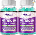 Magnesium Glycinate Gummies - Sugar Free Magnesium Potassium Supplement with Vitamin D, B6, CoQ10 for Calm Mood & Sleep Support - 120 Blueberry Chews