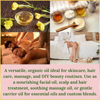 Evening Primrose Oil – 100% Pure, Cold-Pressed & Unrefined, Organic Evening Primrose Oil, Rich in Natural Fatty Acids & Antioxidants – for Skin, Hair, Massage & Carrier Oil, 4 fl oz Glass Bottle