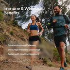 Livingood Daily Immune Support Supplement, 4-in-1 Formula with Oregano Oil, Monolaurin, L Lysine & Quercetin, Gut & Digestive Health, Gluten Free, Vegan, Non GMO, Allergen Free, 120 Capsules