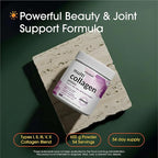 NatureBell Multi Collagen Protein Powder - 600g - Hydrolyzed Collagen Peptides - for Skin, Hair, Nail, Joint & Bone Health Support* - Grass-Fed & Keto-Friendly - Unflavored