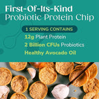 Wonderslim Protein Chips with Probiotics, Sour Cream & Onion | 12g Plant Protein, 170 Cal | High Protein Chips, Vegan, Gluten Free, Non-GMO | Made with Avocado Oil, No Seed Oils | 12 Pack