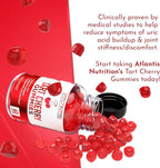 Atlantis Nutrition Tart Cherry Gummies 2-Pack with Celery Seed Extract - Advanced Uric Acid Cleanse for Immediate Relief. Powerful Antioxidant with Joint Support - 120 Gummies