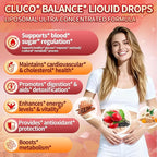 14-in-1 Berberine with Ceylon Cinnamon Supplement Liquid Drops, 1800mg + 30:1 Liposomal Tech with Cayenne Pepper Soursop Chromium Bitter Melon Turmeric Moringa Gymnema Glucomannan, GLP Support 3Bottle