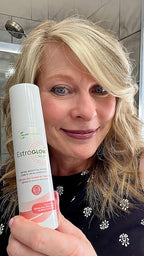 JJ Smith EstroGlow - Bioidentical Estrogen Cream for menopause & post-menopause relief. Targets hot flashes, night sweats, mood, and skin hydration while supporting hormone balance - (3oz)