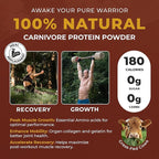 PaleoPro Carnivore Complete (Aztec Vanilla) Pastured & Cage-Free Protein, Grass-Fed Beef Tallow, Beef Organs | No Sugar, Soy, Grains or Net Carbs | Gluten Free. Paleo & Keto Macros (15 Servings)