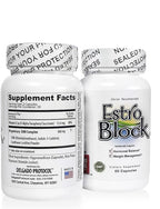 Estroblock - 2-Pack 120 Capsules Total - DIM & Indole 3-Carbinol for Natural Hormonal Hormone Balance, Acne - Anti Toxic Estrogen Aromatase Inhibitor Blocker. Vegan,Soy-Free, Dairy-Free, Non-GMO (2)