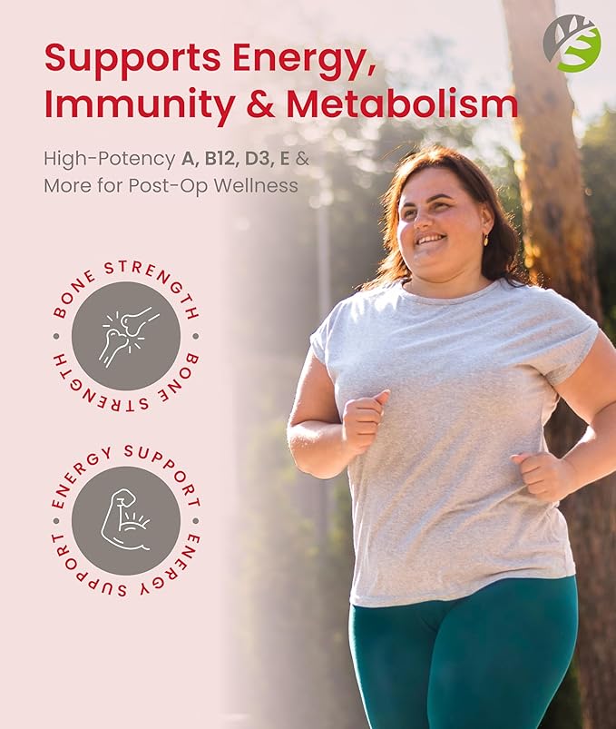BariSlim Bariatric Chewable Multivitamin Gummies - Specially Formulated Gummy Vitamin for Patients After Weight Loss Surgery - Easy to Digest & Great Tasting Fruit Flavors | 90 Fruit Chews