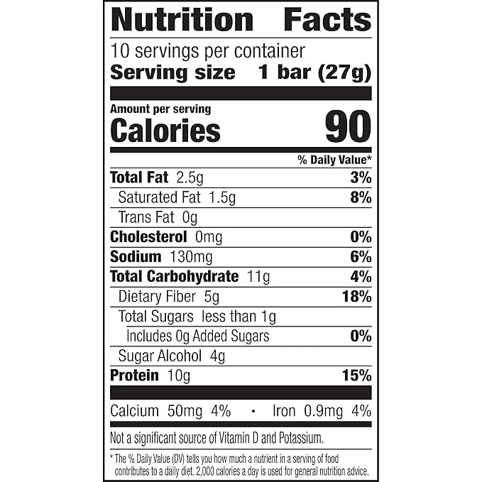 Protein One 90 Calorie Keto Protein Bars, Peanut Butter Chocolate, 10 ct (Pack of 6)