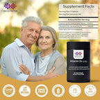 Vitamin D3+K2 with Coconut Oil - Vegan Vitamin D 5,000 IU & MK7 Vitamin K 110mcg for Bone, Heart & Immune Support, Non-GMO, Third Party Tested, Soy Free, High Absorption 60 Veggie Softgels