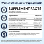 Vaginal Probiotics for Women pH Balance | Prebiotics & Probiotics for Women | Women's Welness for Vaginal Health | Odor Relief | 60 Capsules