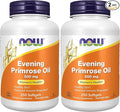 NOW Foods Supplements, Evening Primrose Oil 500 mg with Naturally Occurring GLA (Gamma-Linolenic Acid), 250 Softgels, (Pack of 2)